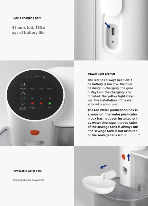 Smart Cat Water Fountain – Automatic Pet Drinking Dispenser
