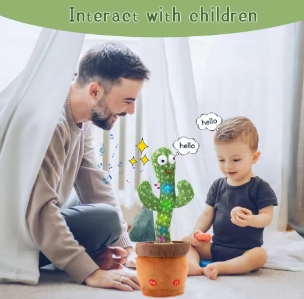 Dancing cactus that follows your words
