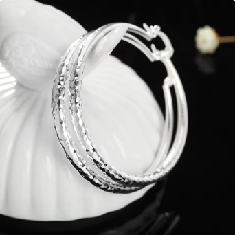 Premium silver earrings for women