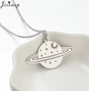 Premium Women's Fashion Saturn Necklace
