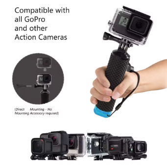 Water floating hand grip handle