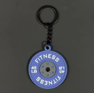2025 Barbell Keychain – DIY Silicone Dumbbell Keyring for Fitness Lovers & Gym Gifts