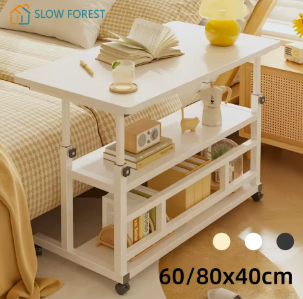 Mobile height-adjustable desk