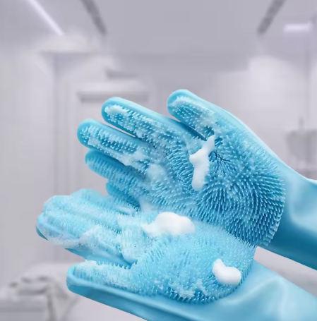 Dog Silicone Bath Brush Glove