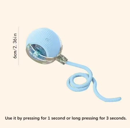 Smart Dog Toy Ball – USB Charging, Auto Moving & Jumping, Pet Interactive Toy
