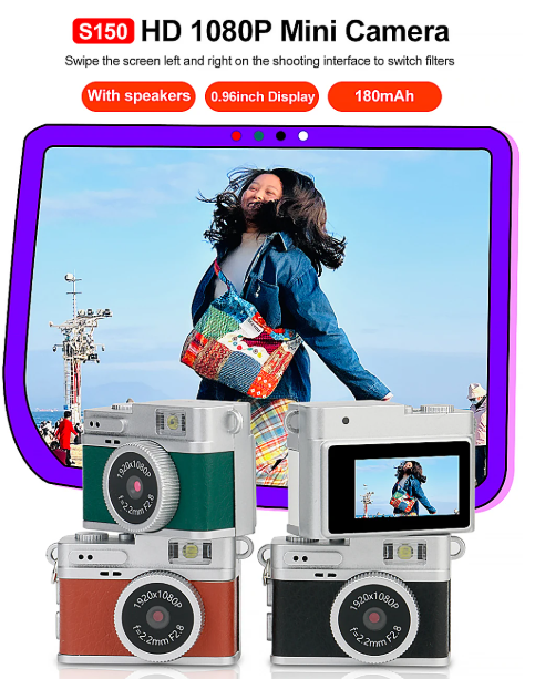 1080P Retro Digital Pocket Camera