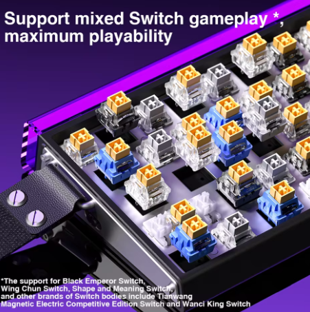AULA HERO 68HE Gaming Keyboard – Magnetic Switches, 8K Ultra-Fast Response, RGB Wired, Esports Ready