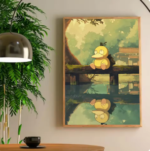 P-Psyduck Poster Wall Decor