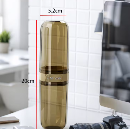 Portable Toothbrush & Toothpaste Case – For Travel Storage & Protection
