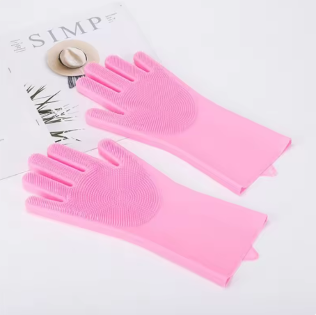 Dog Silicone Bath Brush Glove