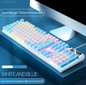 YINDIAO Keyboard Gaming Wired Laptop Desktop PC Computer Office Gamer Keyboard