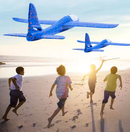 48cm Large EPP Foam Airplane - Hand Throw Stunt Glider, Outdoor Kids Toy
