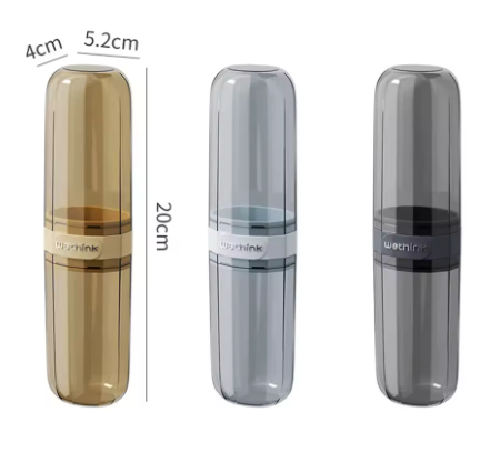 Portable Toothbrush & Toothpaste Case – For Travel Storage & Protection