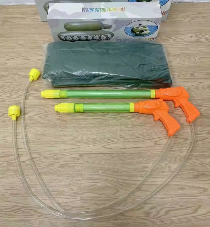 Outdoor PVC Water Spray Inflatable Swimming Circle Water Play Interactive Toy