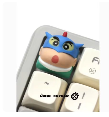 Shin-chan Anime Keycaps – Translucent, for Mechanical Keyboards, Cute Gift