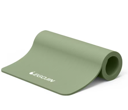 Egojin Yoga Mat Soft NBR 8mm Thick Health Pilates Home Training Exercise Mat