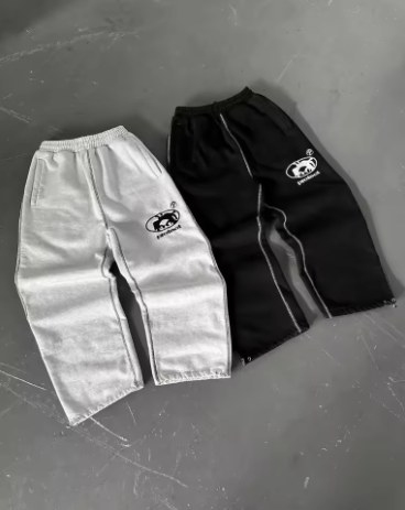 PROTECT Loose Fit Embroidered Sweatpants for Men and Women