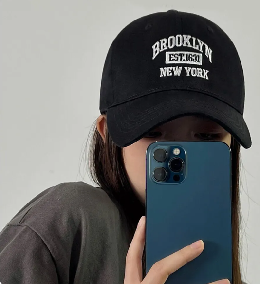 embroidered letters baseball cap