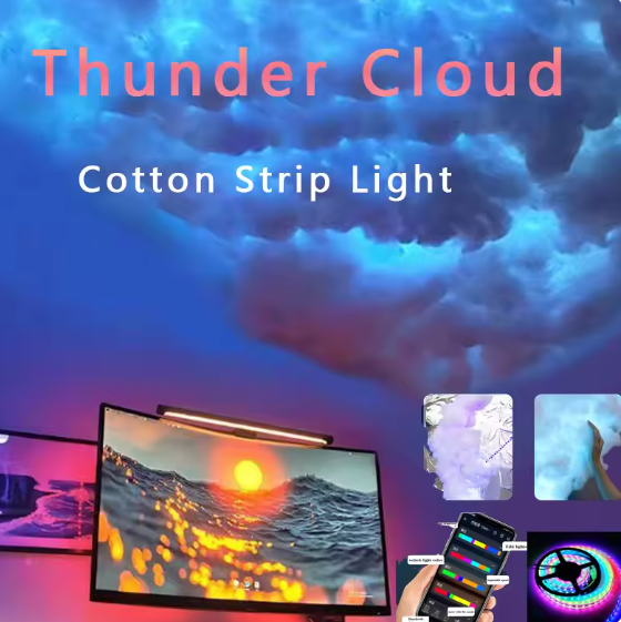 DIY Thunder Cloud LED Strip Light