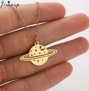 Premium Women's Fashion Saturn Necklace