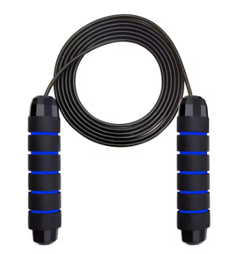 Ball Bearing Anti-Tangle Wire Jump Rope – Foam Handle, Fitness Home Workout