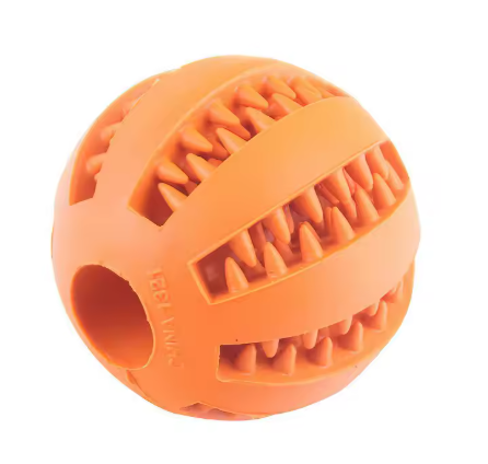 Dog Toy Ball – Non-toxic, Bite-proof, Treat-friendly, Teeth-cleaning