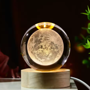 Glass Bead Solar System Planet Craft Crystal Ball