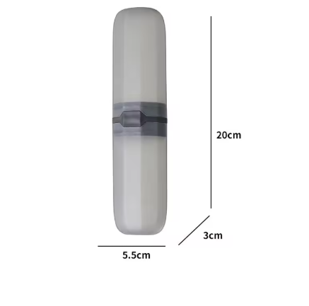 Portable Toothbrush & Toothpaste Case – For Travel Storage & Protection
