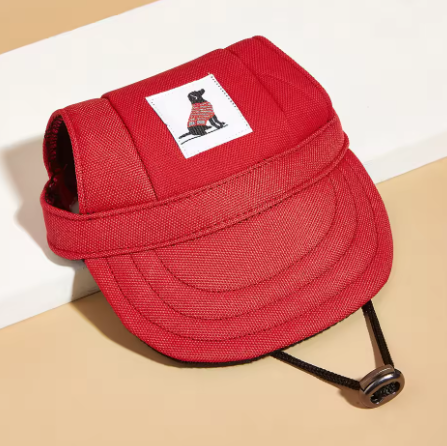 Summer Dog Canvas Hat – Adjustable, UV-Protective Sports Hat