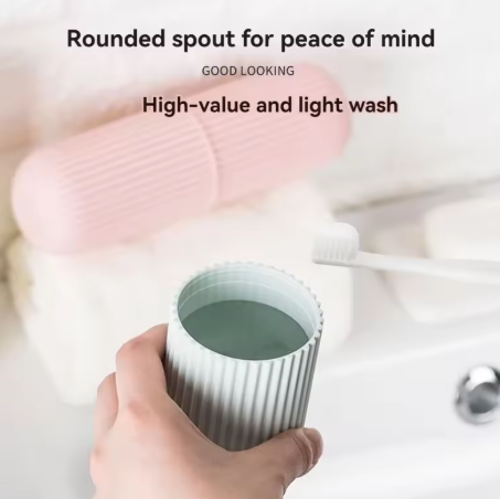 Portable Toothbrush & Toothpaste Case – For Travel Storage & Protection