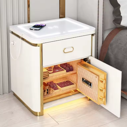 Nordic style bedside tables, luxurious drawer nightstands, and unique design furniture