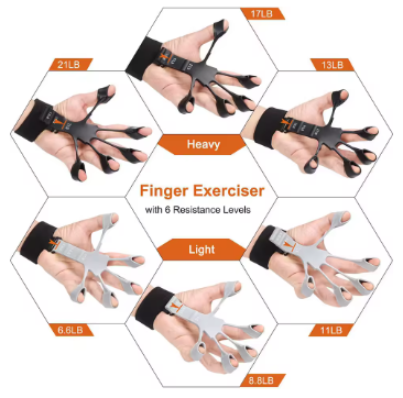 Finger training gripper