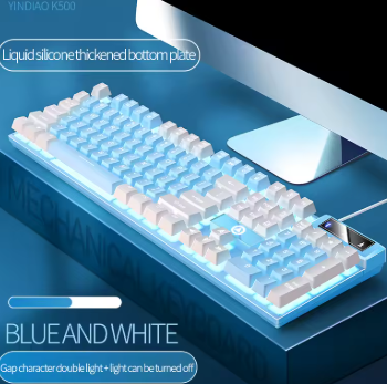 YINDIAO Keyboard Gaming Wired Laptop Desktop PC Computer Office Gamer Keyboard
