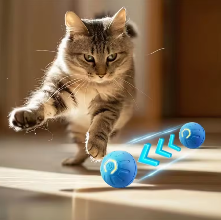Smart Dog Toy Ball – USB Charging, Auto Moving & Jumping, Pet Interactive Toy