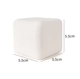 Cute Tofu Squishy Ball - Stress Relief Fidget Toy, Gift for Adults and Kids