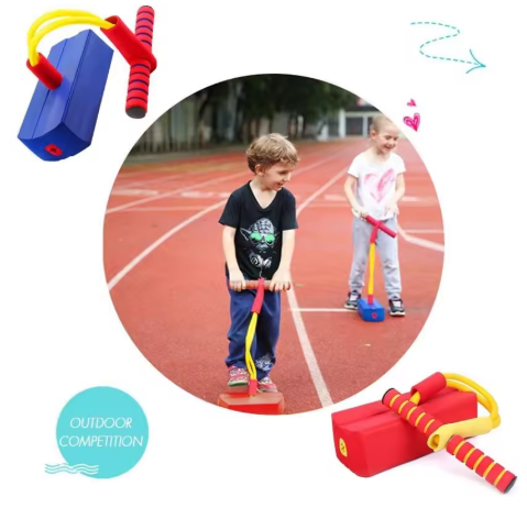 Foam Pogo Jumper for Kids 3+ - Including Autistic Children, Outdoor Play Gift Toy
