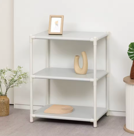3-Tier Multipurpose Storage Shelf - Kitchen, Pantry, Microwave Display Rack