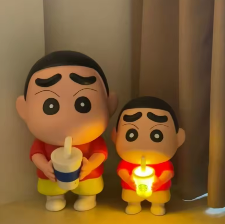 Crayon Shin-chan Character Bedside Mood Lamp – Cute Cartoon Design, Gift Nightlight