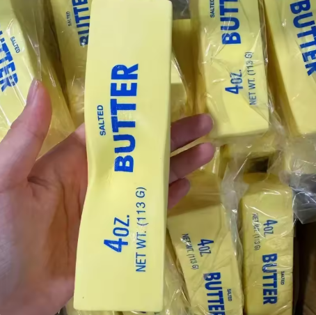 Antistress Butter Stick Squishy Toy, Cheese Stick Stress Relief Toy