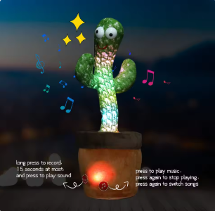 Dancing cactus that follows your words