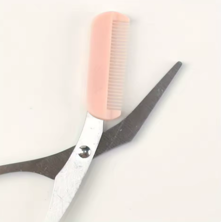 Eyebrow Trimmer Scissors Set – Includes Comb, Stainless Steel, Makeup Beauty Tools for Men and Women