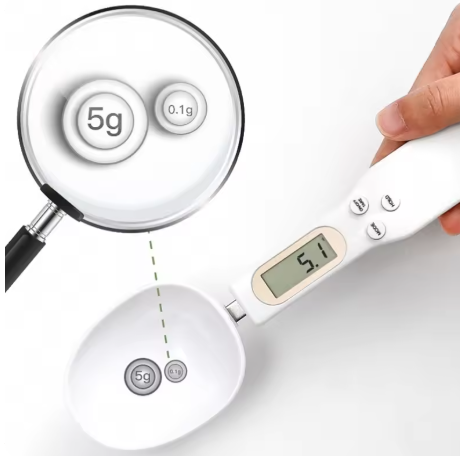 LCD Digital Measuring Spoon Scale, Coffee & Baking Kitchen Tool