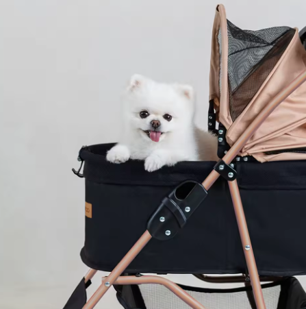 (LETO) Leto Dog Stroller, Lightweight One-Touch Quick-Folding LDS-Q01