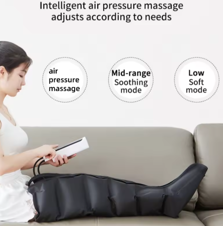 Jinkairui Electric Air Leg Massager, Kneading & Compression, Calf & Foot Remote Control