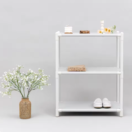 3-Tier Multipurpose Storage Shelf - Kitchen, Pantry, Microwave Display Rack