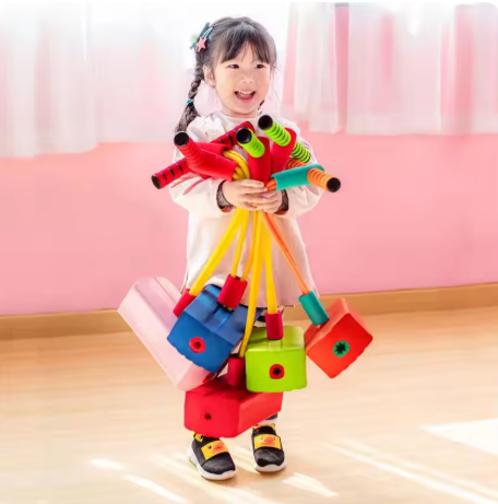 Foam Pogo Jumper for Kids 3+ - Including Autistic Children, Outdoor Play Gift Toy