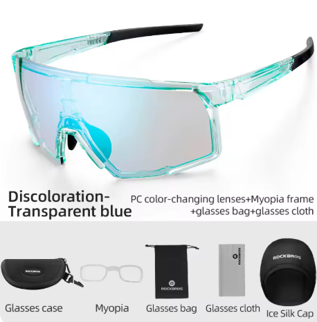 ROCKBROS Cycling Goggles – Polarized/Photochromic Lenses, Sports Sunglasses for Men and Women