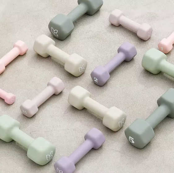 ARIF Neoprene Color Hex Dumbbells (Pair) – 0.5kg to 5kg