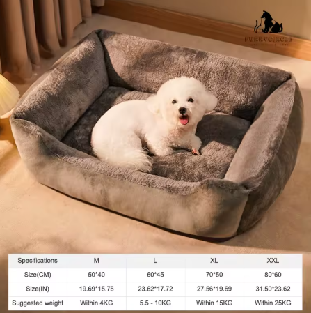 Winter Pet Bed – Large Space, Plush Cotton, Winter Mattress, For Dogs & Cats