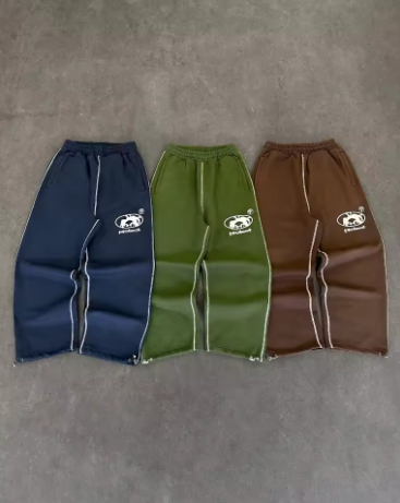 PROTECT Loose Fit Embroidered Sweatpants for Men and Women